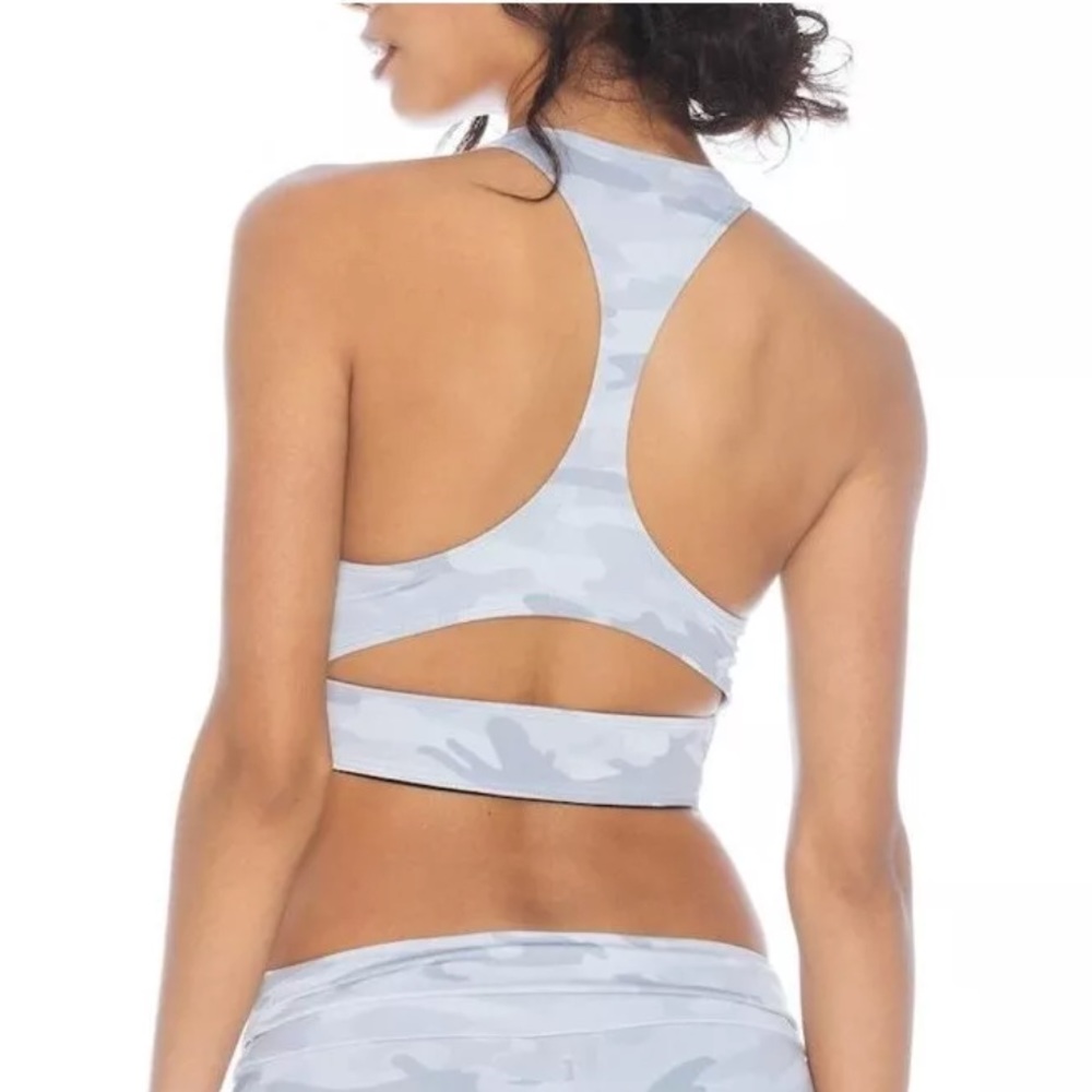 NWT Onzie Peek-A-Boo Racer "Grey Camo"